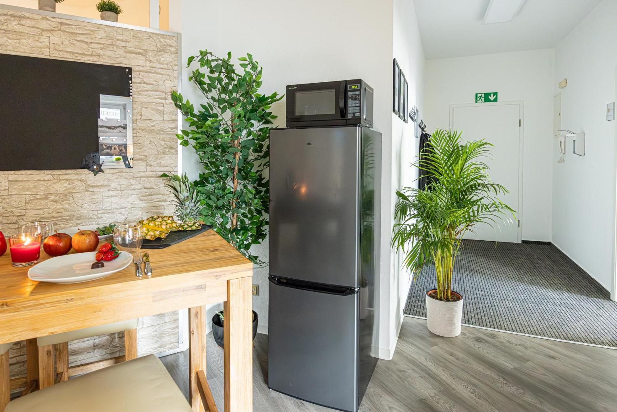 Luxus City Apartment Sauna Balkon Kueche Zentral Росток Экстерьер фото