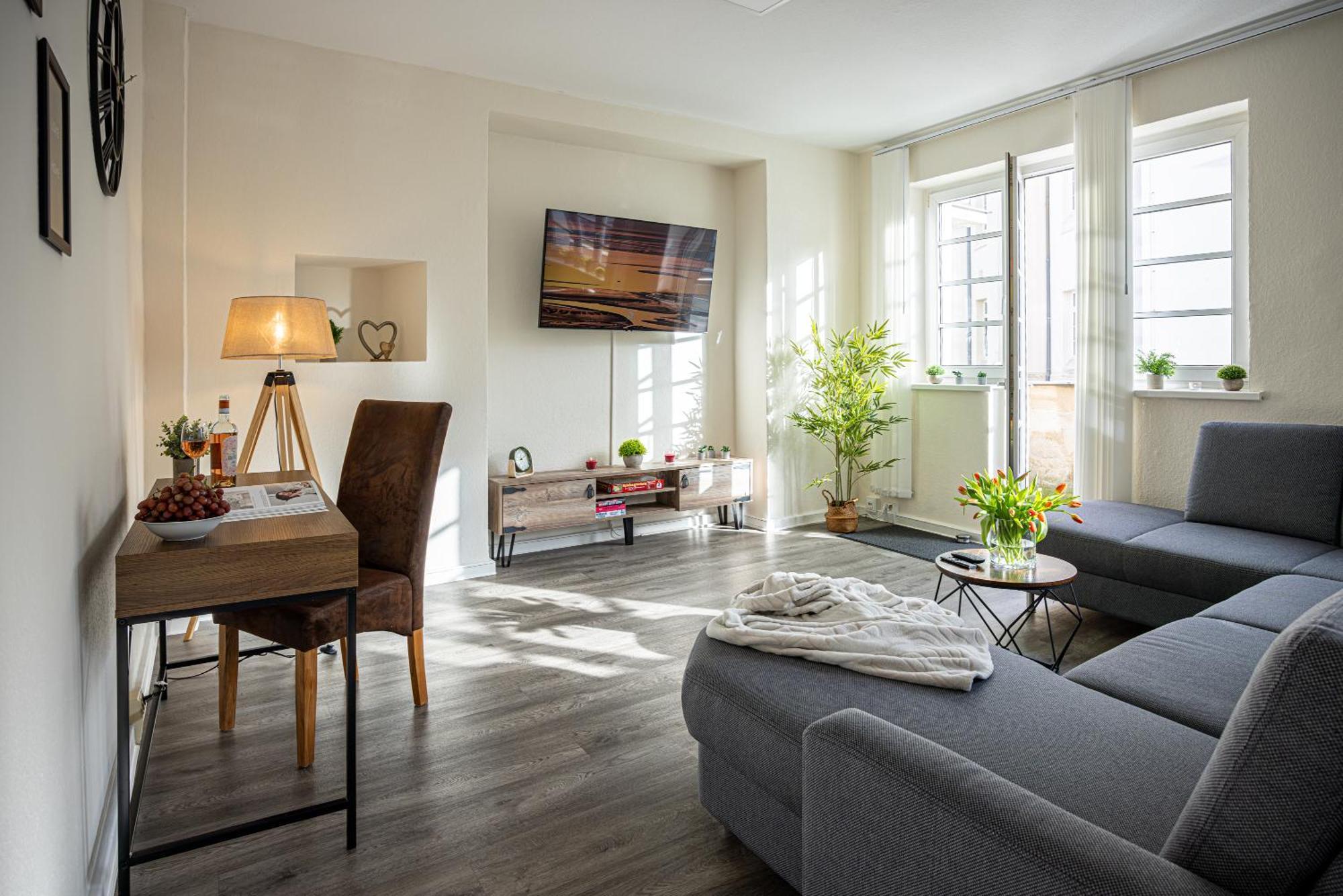 Luxus City Apartment Sauna Balkon Kueche Zentral Росток Экстерьер фото
