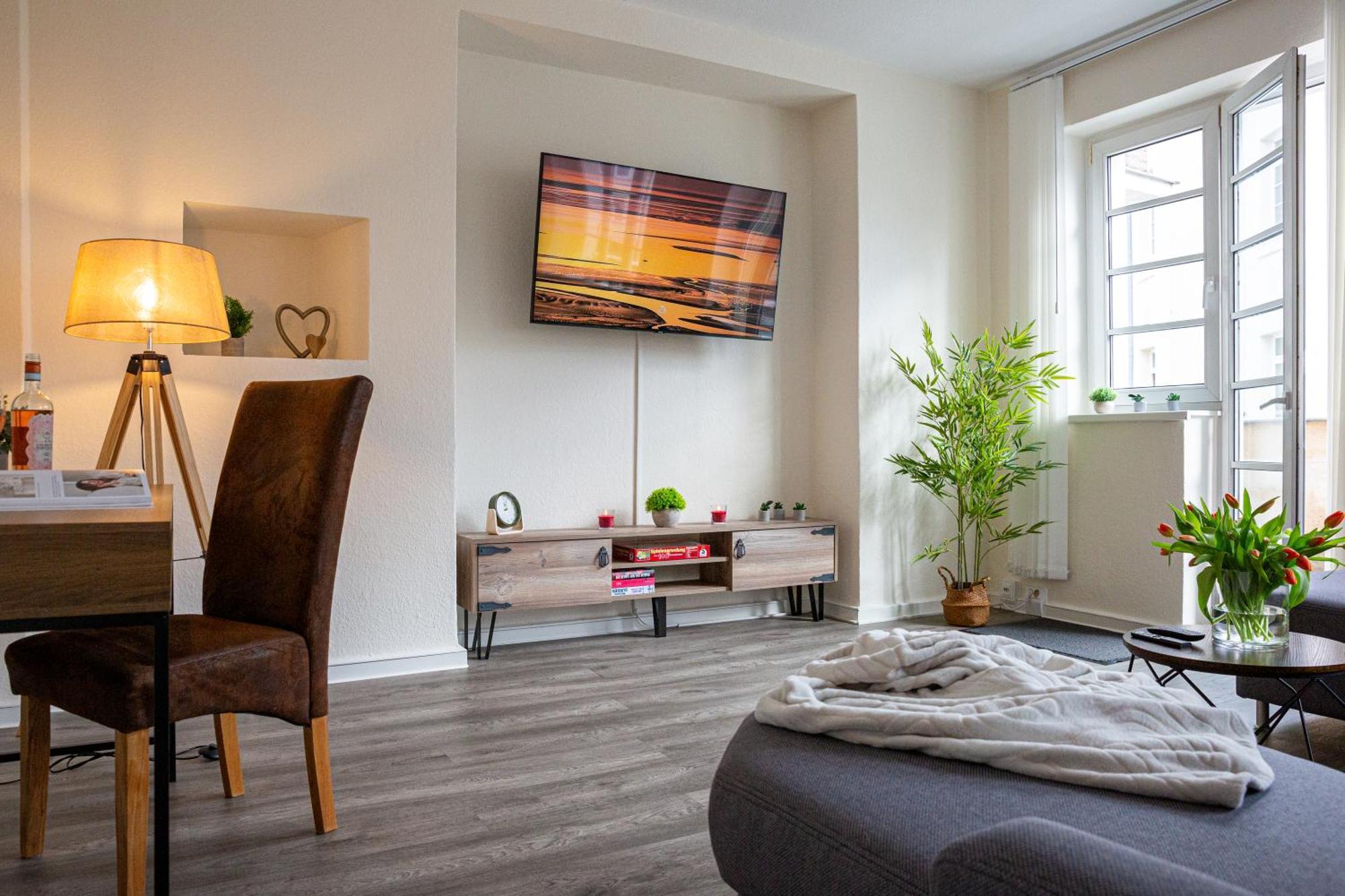 Luxus City Apartment Sauna Balkon Kueche Zentral Росток Экстерьер фото